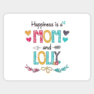 Happiness Is A Mom And Lolly Wildflower Happy Mother's Day Magnet